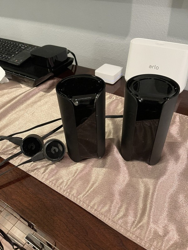 2 Pcs Canary Smart Home Security Device CAN100USBK Black (CL463)