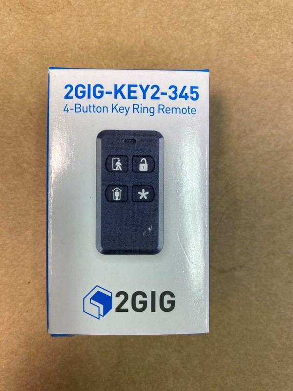 2GIG Technologies 2GIG-KEY2-345 Key Ring Remote Control, 4-Button gallery