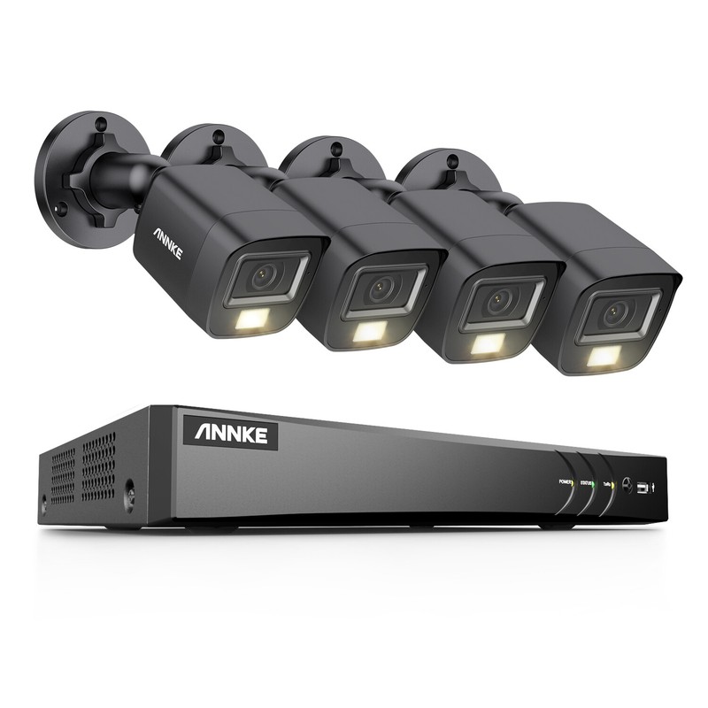 ANNKE 4K 8CH DVR 5MP Security Camera System Audio Recording Color Night Vision