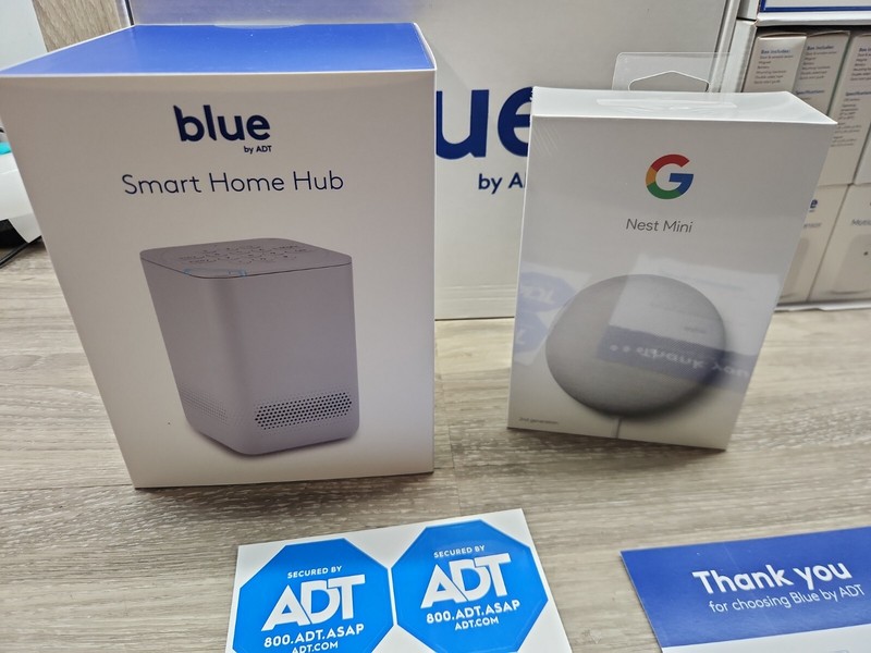 12 Pcs. Blue By ADT Smart Home Full Security System With Outdoor Camera-OPEN BOX gallery
