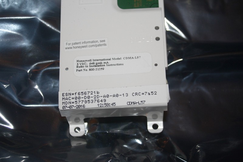 Honeywell *** CDMA-L57 *** LYNX Touch Communications Module gallery