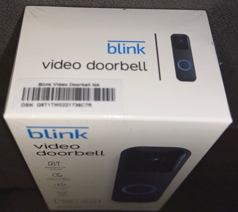 Blink Smart Video Doorbell🔔BLK Wired or Wireless Wi-fi Compatibility#B08SG2MS3V gallery