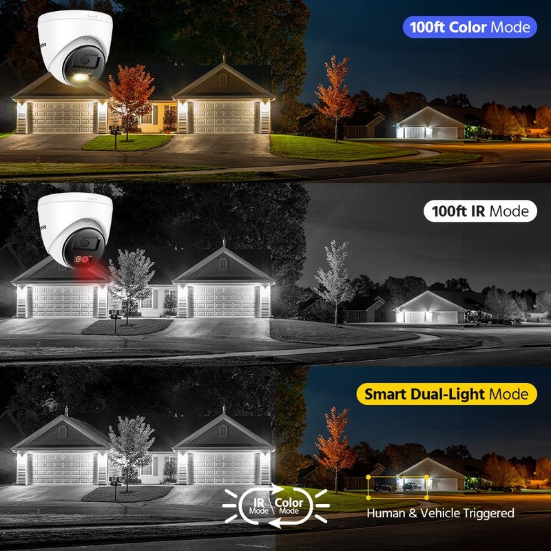 ANNKE 8CH 6MP NVR 3K/5MP Two Way Audio PoE Security IP Camera System Color Night gallery