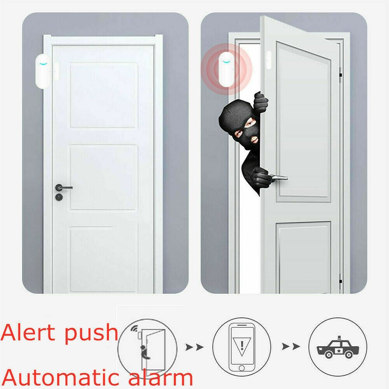 WIFI Smart Window Door Magnetic Sensor Burglar Security Alarm For Google Alexa gallery