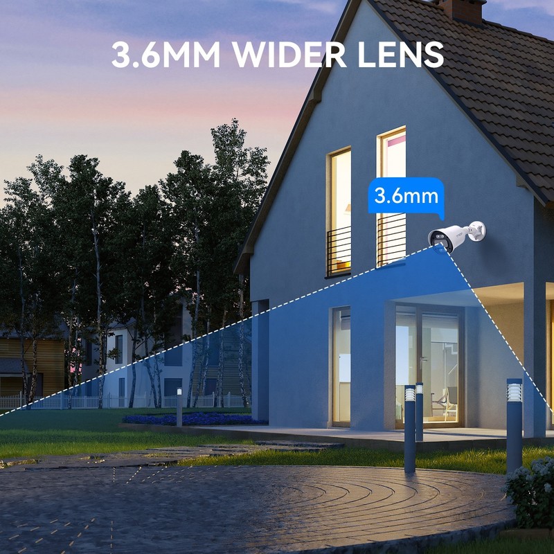 5MP DVR Surveillance Camera System Home Outdoor Color Night Vision IP66 8CH HDD gallery