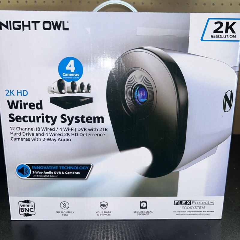 Night Owl 12-Channel 2K Wired DVR Security Camera System with 2 TB Hard Drive - gallery