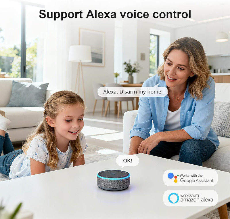 Home Security Systems,Door & Window Alarms for Home Kit,Wifi+Gsm/4G Door/Window gallery