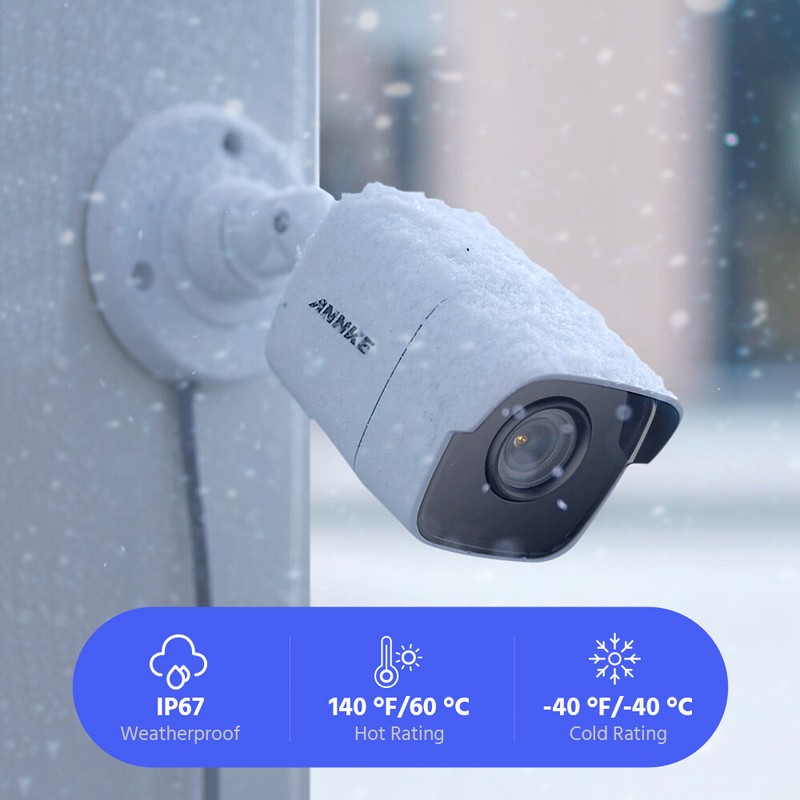 ANNKE 5in1 16CH DVR 5MP CCTV Security Camera System Human Detection IP67 H.265+ gallery
