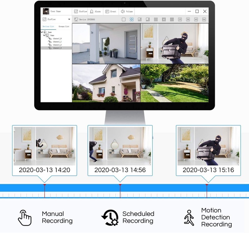 8 Camaras De Seguridad Casa Home Security Camera System Surveillance Cameras NEW gallery
