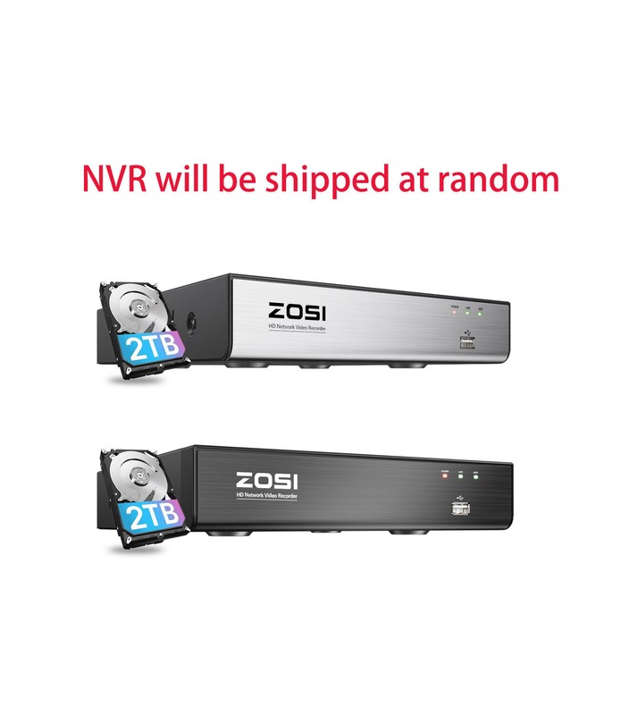ZOSI 4K Spotlight 8CH PoE Security 5MP IP Camera CCTV System 2TB AI Detect Audio gallery