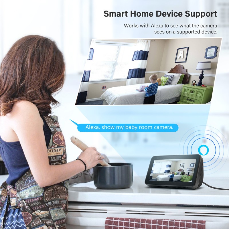3MP 2.4G WIFI Outdoor Home Camera Wired Security Camera Baby Dog/Pet Camera gallery