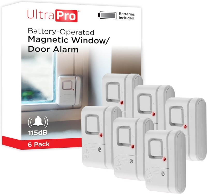 Reliable Security Alarms for Windows and Doors, 6 Pack with Chime Functionality gallery