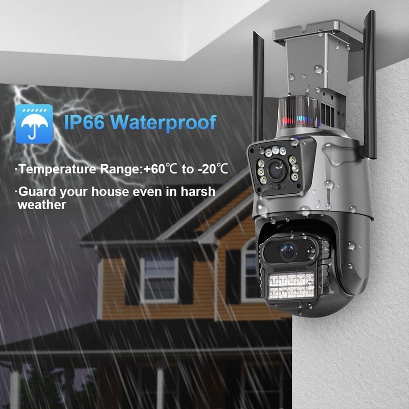 Camara De Seguridad WIFI Exterior 1080P HD Inalambrica Con Vision Nocturna Video gallery