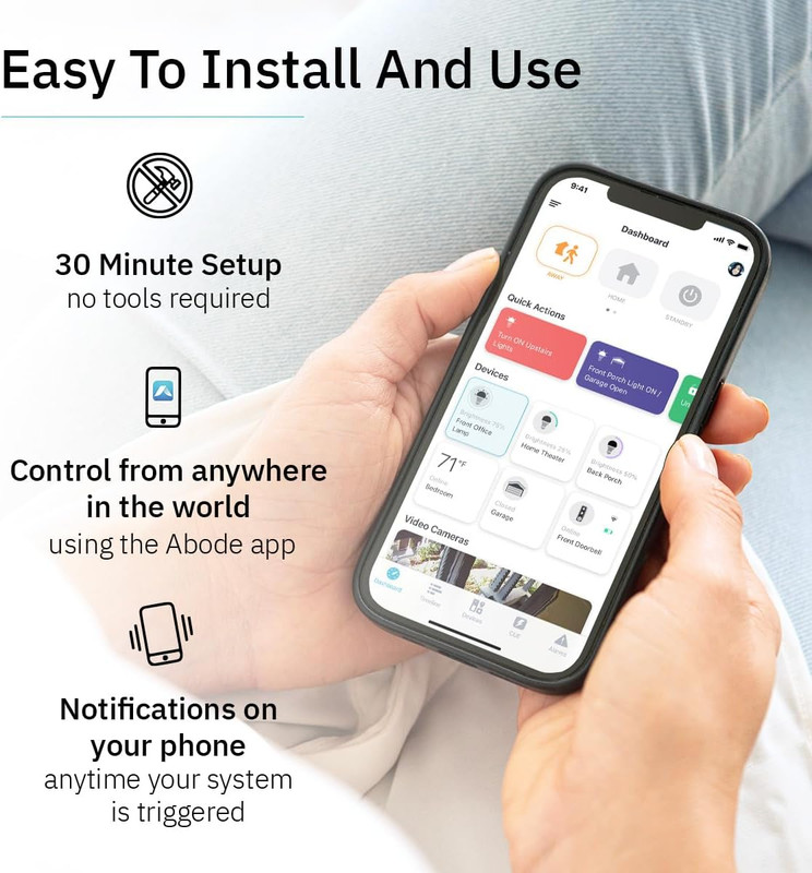 3 Piece Wireless Security Kit – Expandable to Protect Your Whole Home - Easy DIY gallery