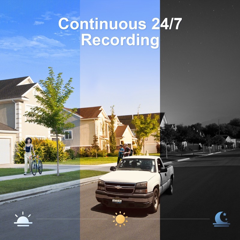 Wireless Security Camera System 5MP 10CH NVR Audio Human Detection Camera System gallery