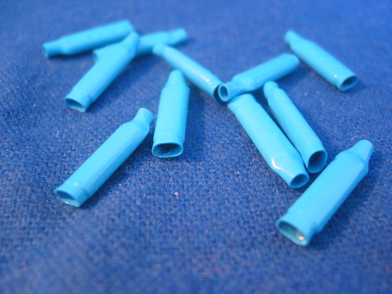 250 B Connectors Alarm Wire Gel Crimp Blue Dolphin Clips