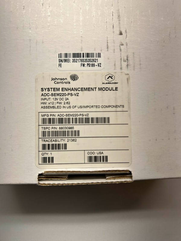 Alarm.com ADC-SEM220-PS-VZ Dual Path System Enhancement Module Verizon gallery
