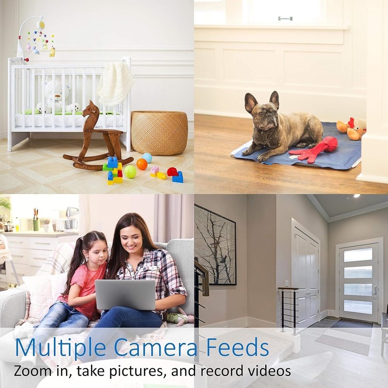 Momentum HD Wireless Indoor Home Security Camera with2-Way Audio Night Vision gallery