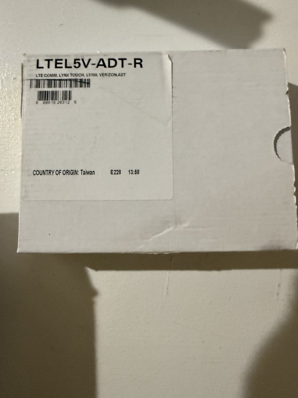 Honeywell Verizon LTEL5V-ADT-R Lynx Touch LTE Communicator BRAND NEW
