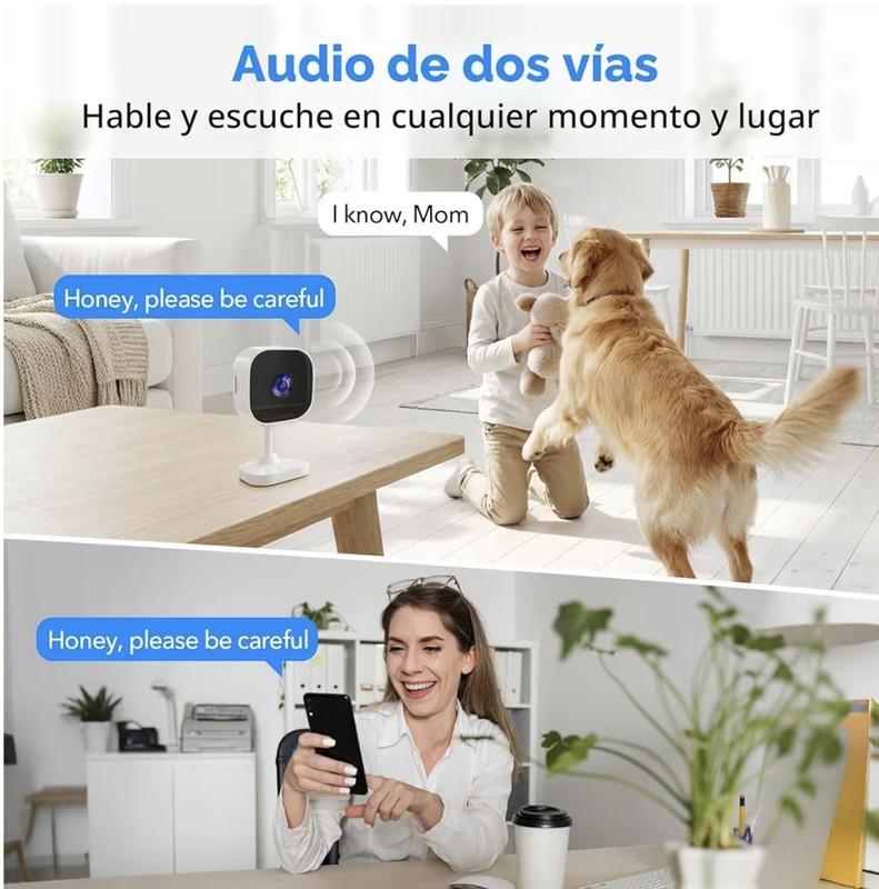 Yoosee 2-Pack Indoor WiFi Cameras 2K Motion Detection Night Vision Audio gallery