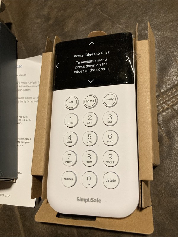 Simplisafe for security alarm system EXTRA KEYPAD KPD301 Open Box gallery
