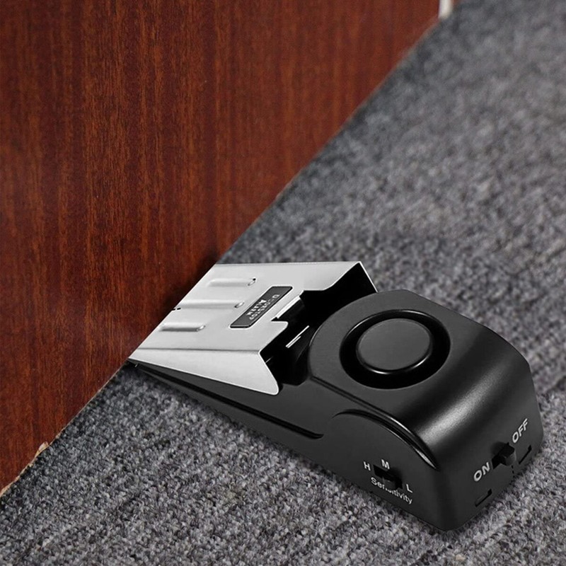 2 Pack Door Stop Alarm 120dB Security Stopper Travel Safety Home Anti-Theft gallery