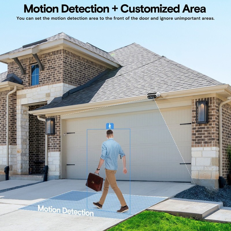 Solar Security Cameras Wireless Outdoor Home Security System 10CH NVR 4-Cameras gallery