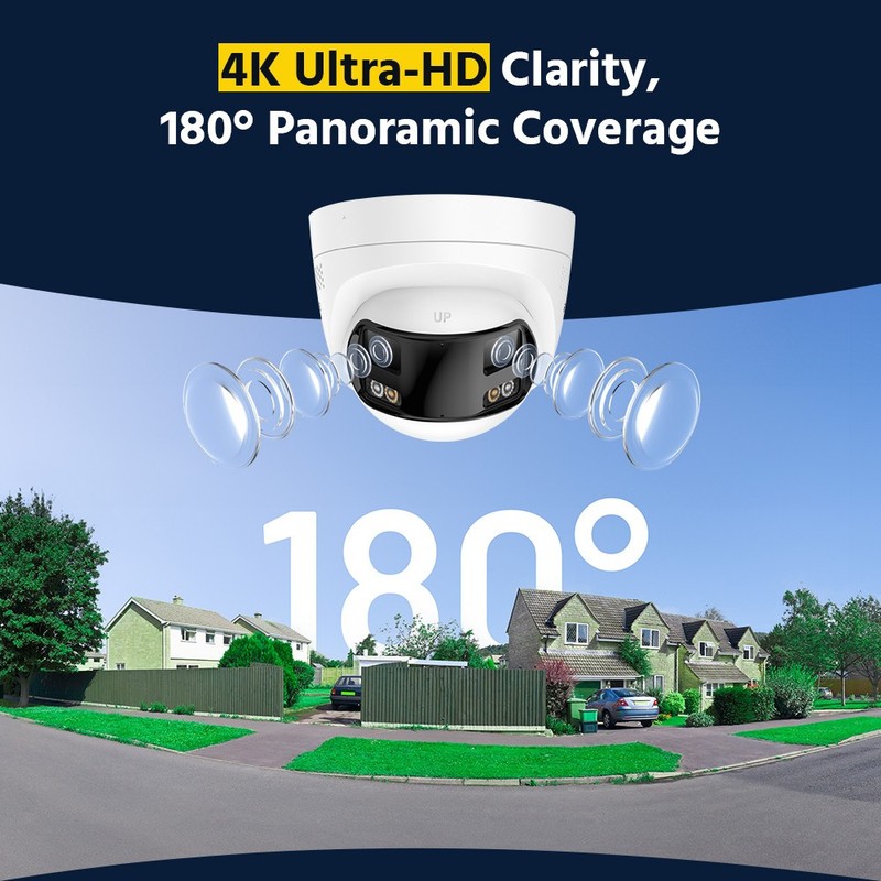 ANNKE 16CH 12MP NVR 4K POE 180° Color Night Security Camera System Two Way Audio gallery