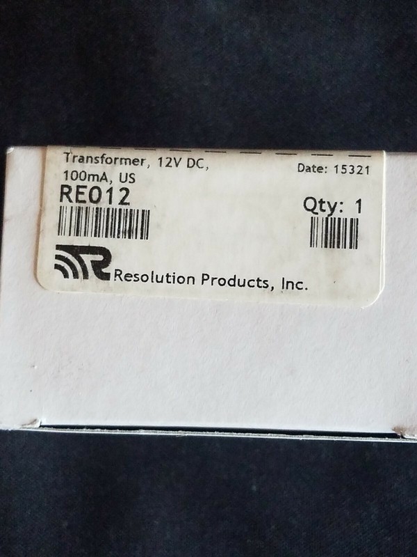 New Resolution Products RE012 Power Supply Translator 12V DC 100mA