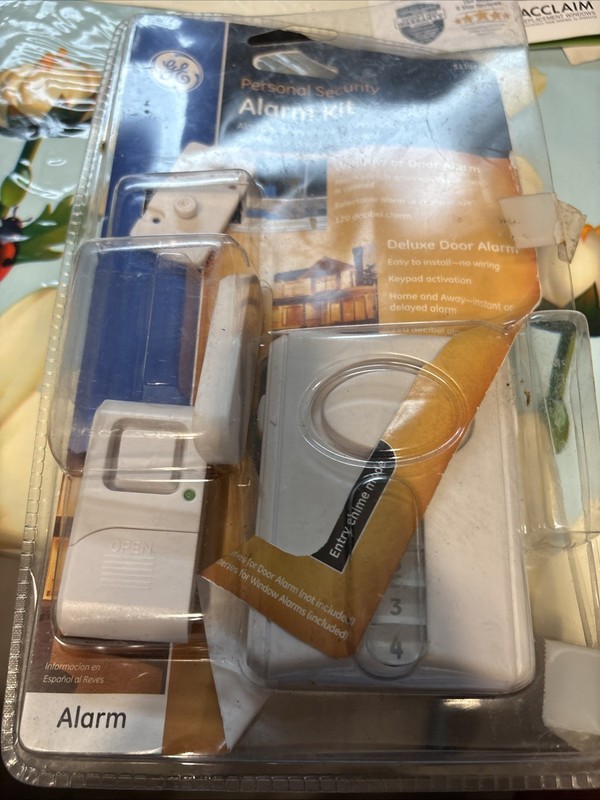 GE Personal Security Alarm System Kit 51107 Window + Door Alarm - New