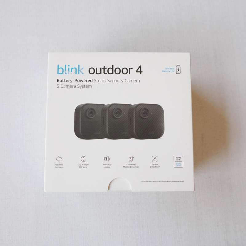 New Sealed Blink Outdoor 4 4th Gen 3-Camera System Smart Home Security Wireless gallery