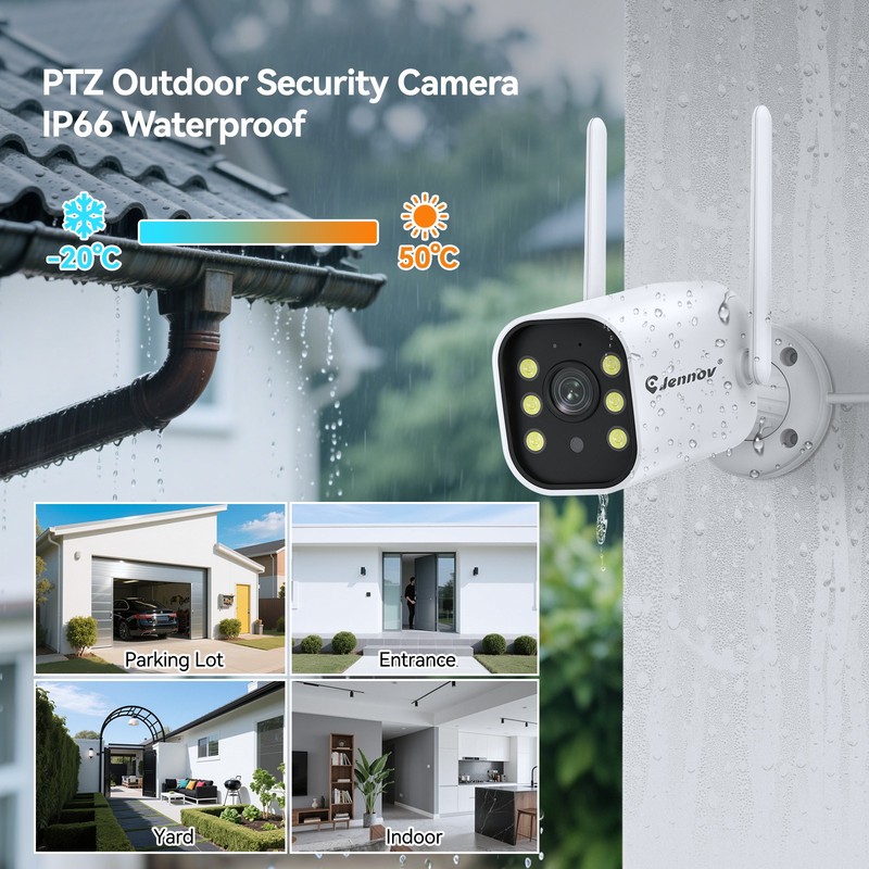 5MP Wireless IP Security Camera System APP Outdoor Wifi Night Vision 1TB NVR gallery