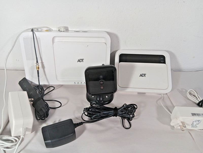 Used ADT Security System Kit - Base Unit, Keypad, Camera & Antenna gallery