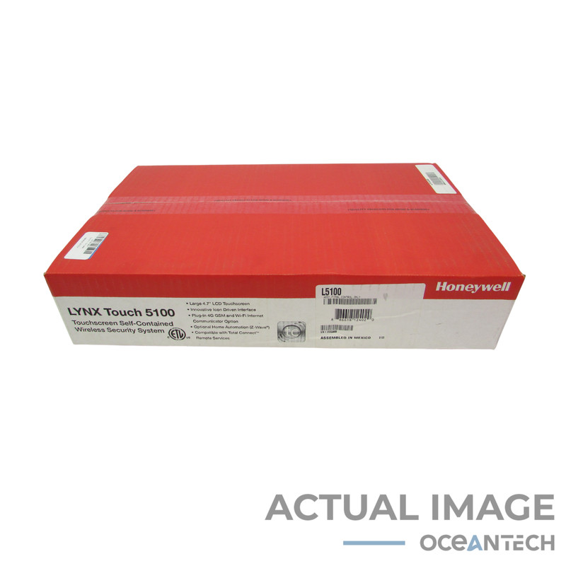 New Honeywell Lynx Touch L5100 4.7" Touchscreen Self-Contained Wireless Security