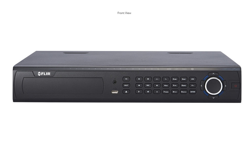 FLIR 16-CH 5MP NVR with 16x PoE Ports | DNR516P0P | NO HDD’s