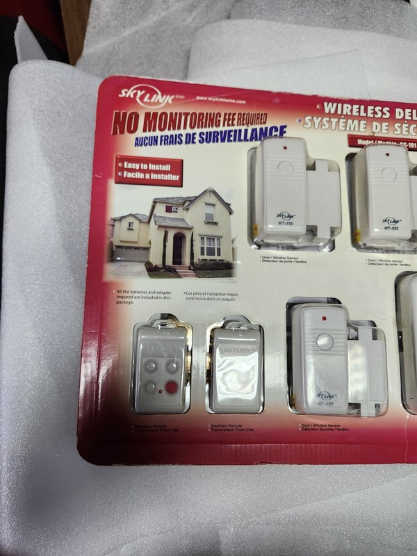 Sky Link Wireless Deluxe Security System New Sealed gallery