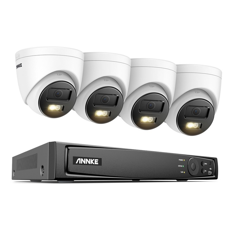 ANNKE 12MP 8CH NVR POE HD 3K 5MP Audio Security IP Camera System AI Color Night gallery