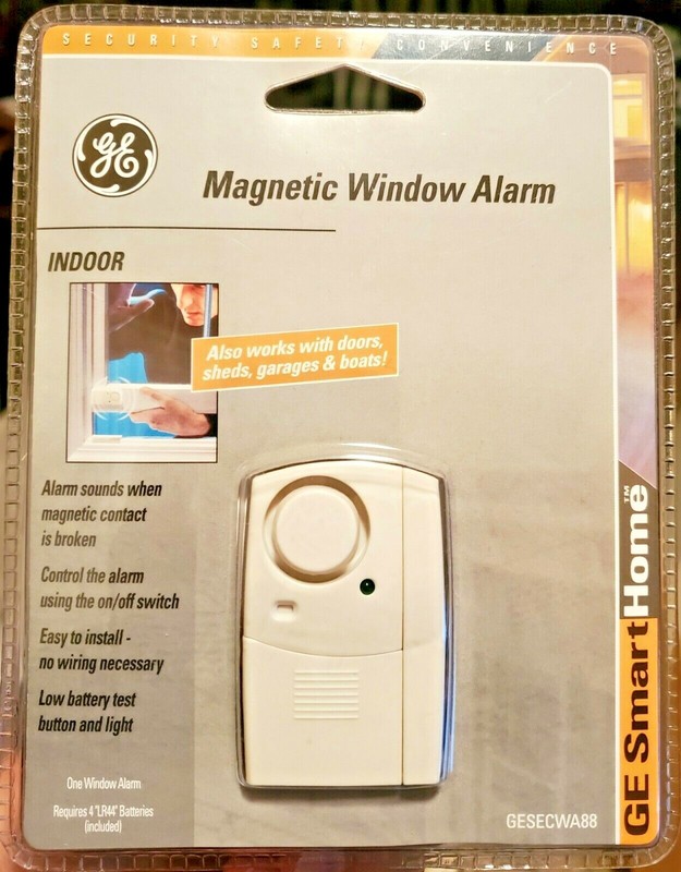 GE Magnetic Window Alarm-Factory Sealed NEW with batteries Smarthome security