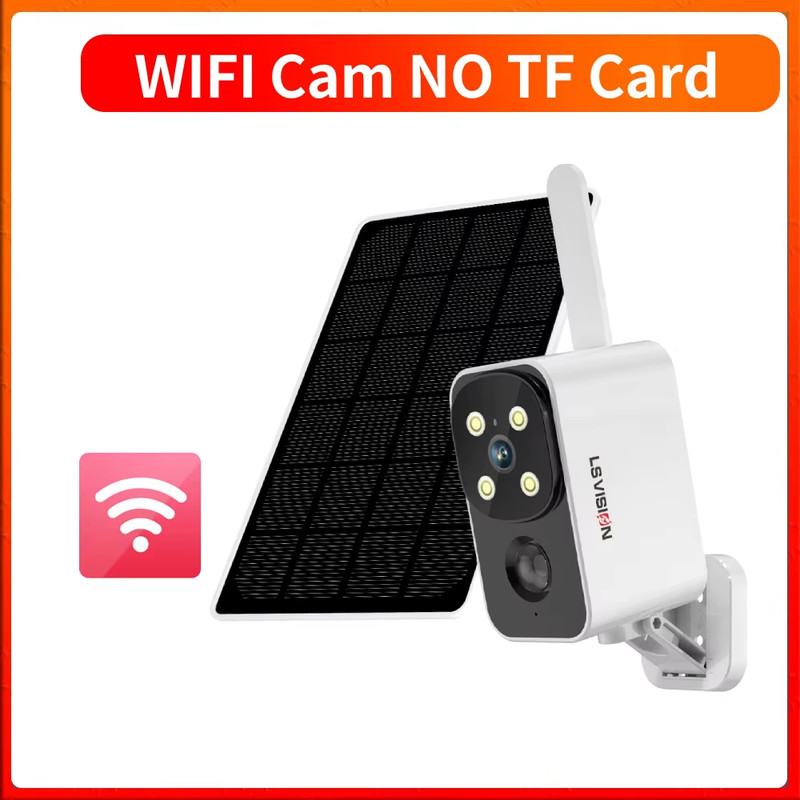 4G/WiFi Solar Security Battery Camera 2K Wireless Outdoor Battery Powered Cam Co
