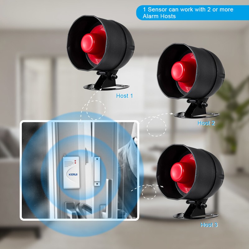 Kerui Wireless Home Shop Alarm Security System Alert Garage Burglar Door Sensor gallery
