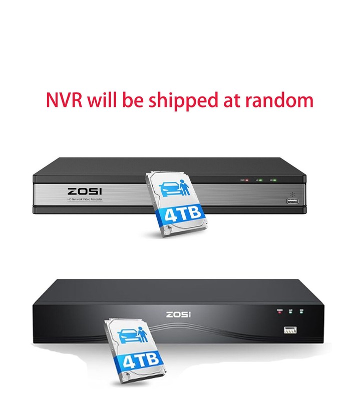 ZOSI 16CH 4TB NVR 4K 8MP PoE 24/7 Record Home Security System Camera 2-Way Audio gallery