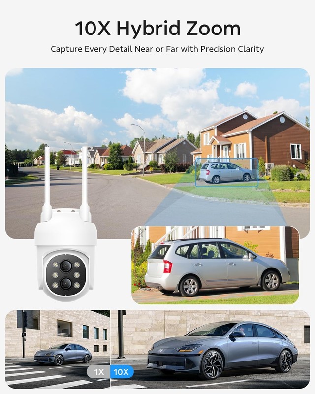 Wireless CCTV Camera System with Monitor NVR 4MP WiFi Security Cameras Outdoor gallery