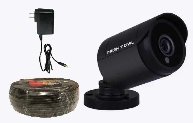 New - Night Owl HD Camera Spotlight CM-C20XB-BU-JF /60ft Cable/Power Supply