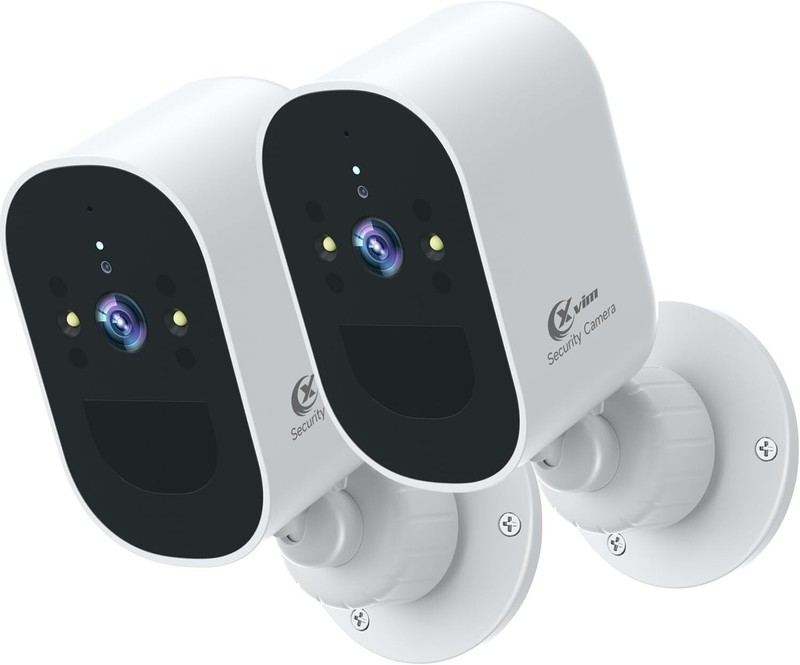 2PK Wireless Battery Camera 1080P Outdoor WiFi Security Camera System Smart Home