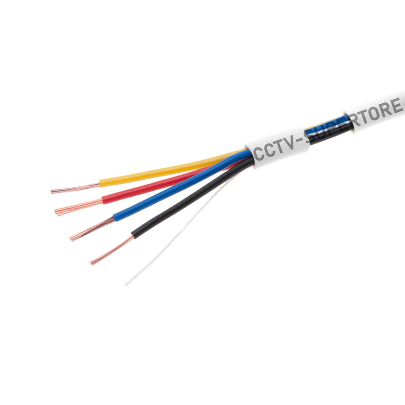 500FT 18/4 AWG Stranded Alarm Wire Cable CCA Unshielded White Security System gallery