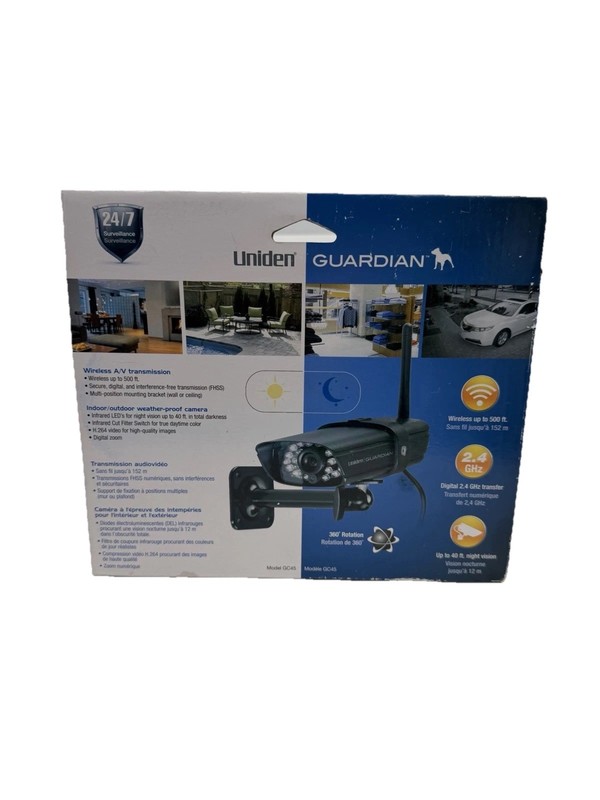 Uniden GUARDIAN GC45 Wireless Indoor/Outdoor CCTV Camera for G455 G755 G766 G955 gallery