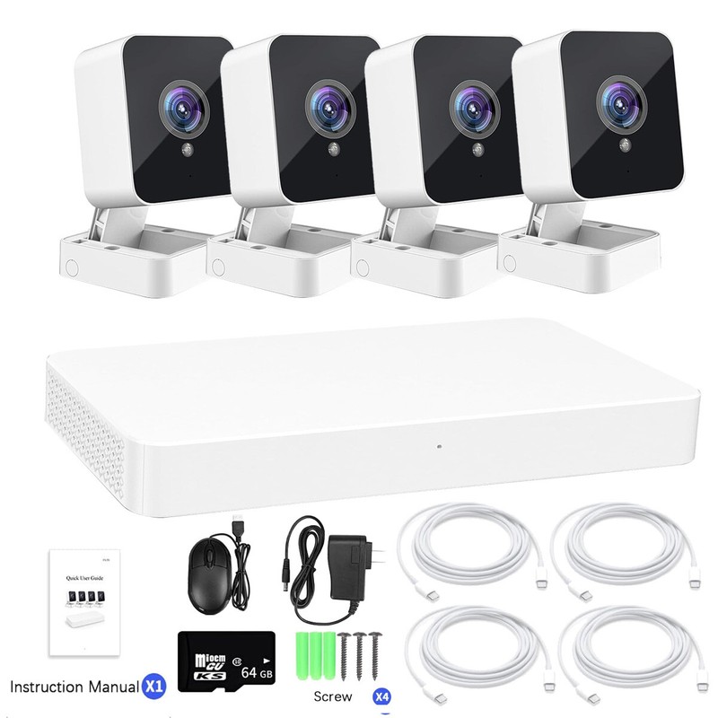 XVIM 1080P Security Camera System Outdoor 8CH H.265+ DVR CCTV SD/Cloud Recorder gallery