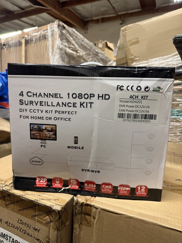 H.265+ Wired Security Camera DVR Kit System gallery