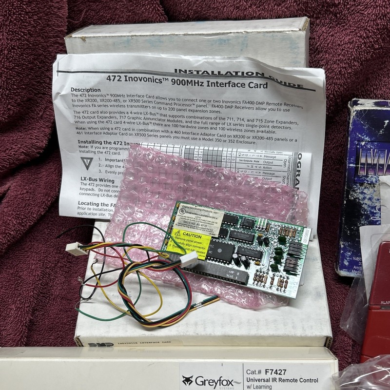 Lot Of Security Alarm Equipment. Napco, Greyfox,DMP, BGE, Magnum Alert gallery