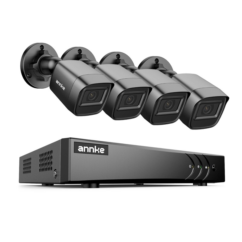 ANNKE 8CH 3K Lite DVR 1080P Video Security Camera System AI Human Detection IP67
